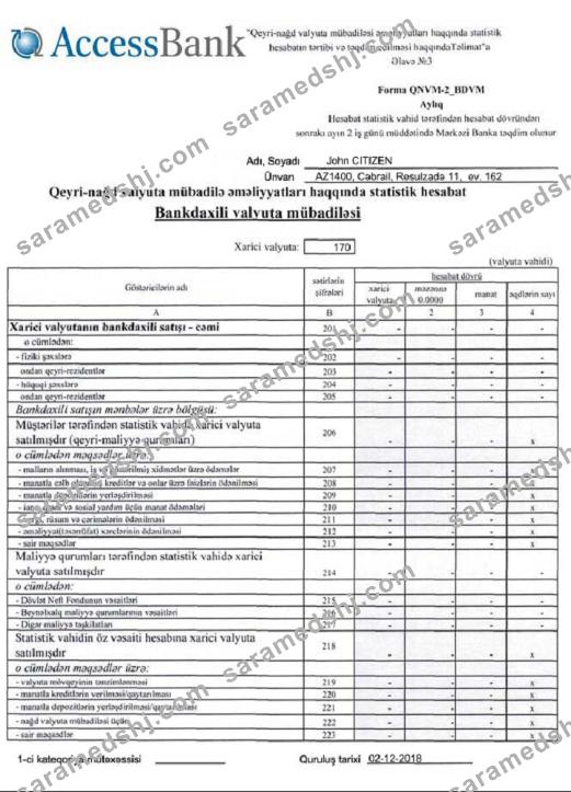 Azerbaijan Access Statement PSD